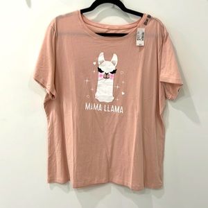XXL Mama Llama T-shirt